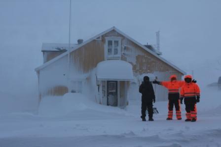 Himadri station during peak winters